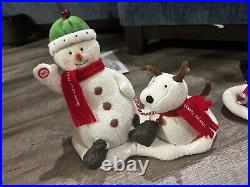 Lot Of 9 Hallmark, Animated/ Musical Christmas Plush All Tested & Work Clean