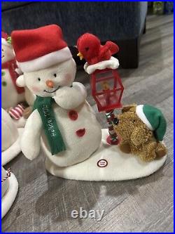 Lot Of 9 Hallmark, Animated/ Musical Christmas Plush All Tested & Work Clean