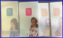 Lot Of All 4 Barbies Palm Beach Collection Silkstone All MIB