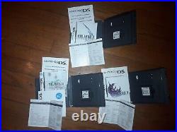 Lot Of All 7 Final Fantasy Nintendo Ds Games Cib Authentic Collection Excellent