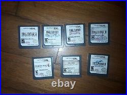 Lot Of All 7 Final Fantasy Nintendo Ds Games Cib Authentic Collection Excellent