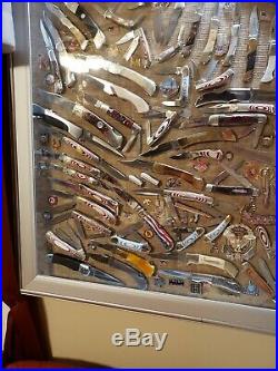 Lot Of KNIFES 70 or more you get every thing you see in this 6'×3' show case all