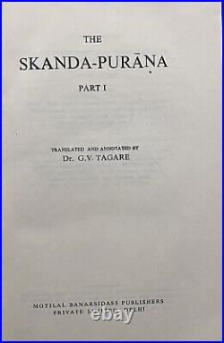Lot Of The Skanda Purana Vols 49-61 All First Editions 13 Books Total