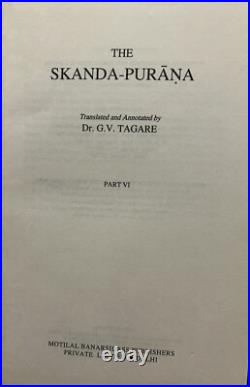 Lot Of The Skanda Purana Vols 49-61 All First Editions 13 Books Total