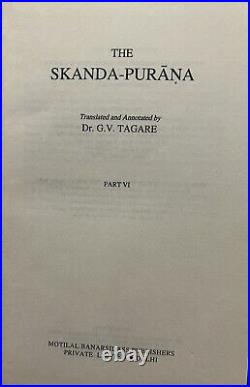 Lot Of The Skanda Purana Vols 49-61 All First Editions 13 Books Total