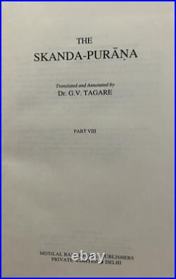 Lot Of The Skanda Purana Vols 49-61 All First Editions 13 Books Total
