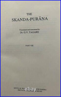 Lot Of The Skanda Purana Vols 49-61 All First Editions 13 Books Total