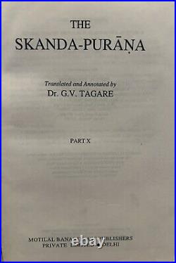 Lot Of The Skanda Purana Vols 49-61 All First Editions 13 Books Total