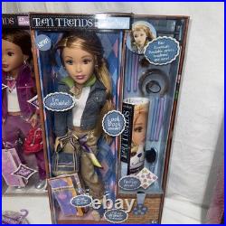 Lot -VTG. Teen Trends 17 Dolls All 4 Collectible Mattel (NEW) With Clothing NIB