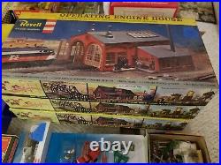 Lot Vintage HO train toy collection with all accessories new in box 1940 to now