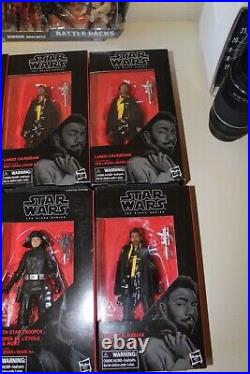 Lot of 12 STAR WARS Black Series Figures UNOPENED + 1 Battle Packs Set ALL TO GO