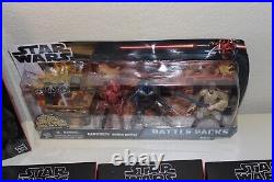 Lot of 12 STAR WARS Black Series Figures UNOPENED + 1 Battle Packs Set ALL TO GO