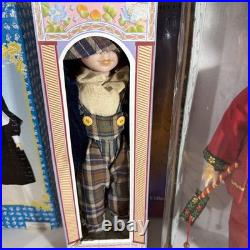 Lot of 17 Porcelain Dolls In Original Boxes 1990s Collectible