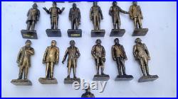 Lot of 19 United States Presidents Unpainted Figurines Heavy 3lbs