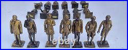 Lot of 19 United States Presidents Unpainted Figurines Heavy 3lbs