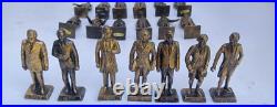 Lot of 19 United States Presidents Unpainted Figurines Heavy 3lbs