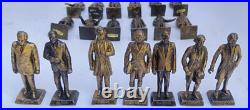 Lot of 19 United States Presidents Unpainted Figurines Heavy 3lbs