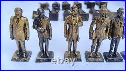 Lot of 19 United States Presidents Unpainted Figurines Heavy 3lbs