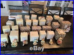 Lot of 27 Cherished teddies- All Certs/Excellent Conditon
