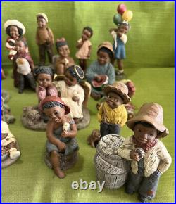 Lot of 30 of All God's Children Figurines by Martha Holcomb