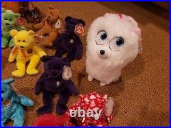 Lot of 39 Ty Beanie Babies Asst'd Bears Collection All Mint withTags + Gidget