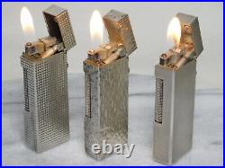 Lot of 3 Dunhill Rollagas gas Lighter all movable product Vol. 17
