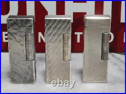 Lot of 3 Dunhill Rollagas gas Lighter all movable product Vol. 37
