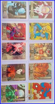 Lot of $425 of 2021 Skybox Marvel Metal Universe Spider-Man Cards! ALL NMOB