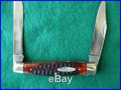 Lot of 4 Vintage Case Moose Knives Red Bone All Excellence to Mint Condition