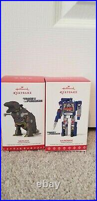 Lot of (6) Transformers Hallmark Keepsake Ornaments- All New and Never Opened