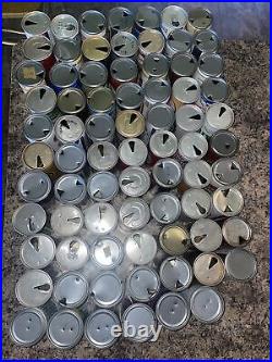 Lot of 76 Different All Steel Beer Cans