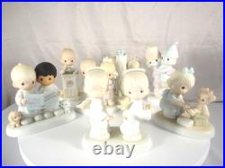 Lot of 7 ENESCO Precious Moments Decorative Porcelain Figurines Lot of 7 ENESCO Precious Moments Decorative Porcelain Figurines