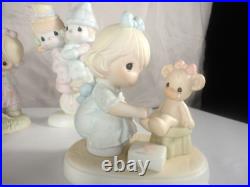 Lot of 7 ENESCO Precious Moments Decorative Porcelain Figurines Lot of 7 ENESCO Precious Moments Decorative Porcelain Figurines