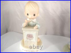 Lot of 7 ENESCO Precious Moments Decorative Porcelain Figurines Lot of 7 ENESCO Precious Moments Decorative Porcelain Figurines