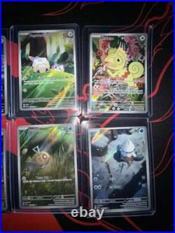 Lot of 82 Pokémon TCG Illustration Rare Cards All Mint From Scarlet/Violet Era
