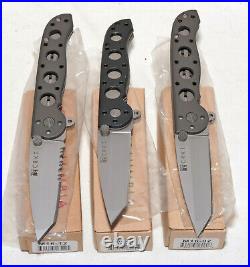 Lot of 8 CRKT M16 knives from 2000 pre-safety, all NEW IN BOXES