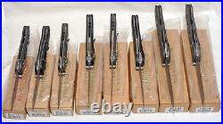 Lot of 8 CRKT M16 knives from 2000 pre-safety, all NEW IN BOXES