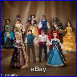 Lot of ALL 10 Sets Disney Fairytale Designer Collection Doll LE in Hand