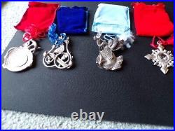 Lot of Avon Pewter Christmas Ornaments 1985 2021 All Original Packaging