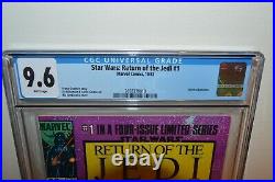Lot of Return of the Jedi Comics Issues 1,2,3,4 CGC 9.6 ALL NEWSSTAND
