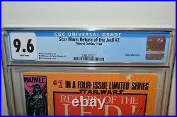 Lot of Return of the Jedi Comics Issues 1,2,3,4 CGC 9.6 ALL NEWSSTAND