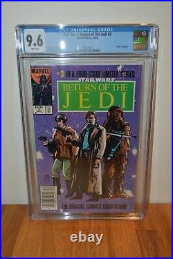 Lot of Return of the Jedi Comics Issues 1,2,3,4 CGC 9.6 ALL NEWSSTAND