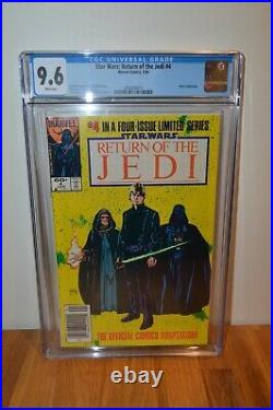 Lot of Return of the Jedi Comics Issues 1,2,3,4 CGC 9.6 ALL NEWSSTAND