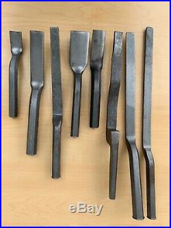 Lot of Vintage Plumbing Irons Caulking Chisels -All Marked