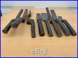 Lot of Vintage Plumbing Irons Caulking Chisels -All Marked