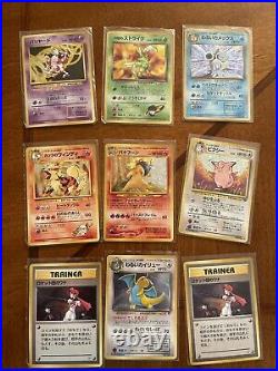Lot of vintage rare Collection Pokemon Cards Holographic Wotc/Japanese Take All