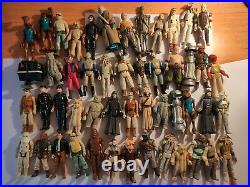 Lot vintage figures Star Wars 50 1970+ year Excellent for collect all complete