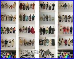 Lot vintage figures Star Wars 80+ 1970+ year Excellent for collect all complete