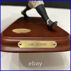 Lou Gehrig Figurine By Danbury Mint MADE 2002 COMES WITH ALL PAPERWORK