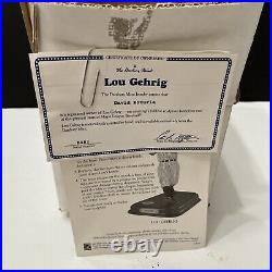 Lou Gehrig Figurine By Danbury Mint MADE 2002 COMES WITH ALL PAPERWORK